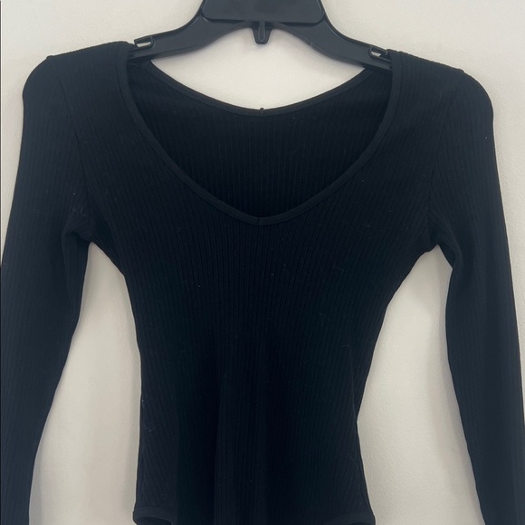 Black Long Sleeve Bodysuit - Picture 2 of 4